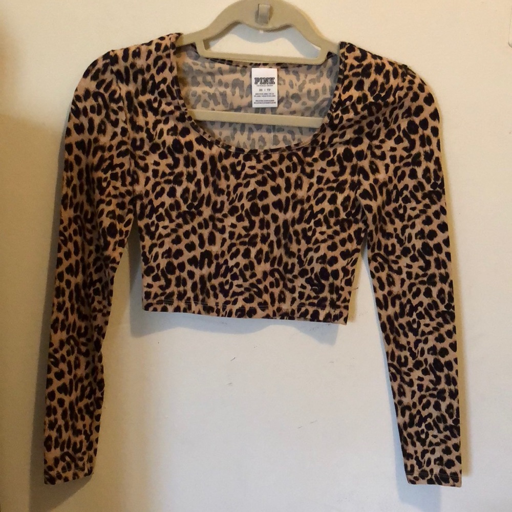 NWT PINK Victorias Secret Crop top shirt
